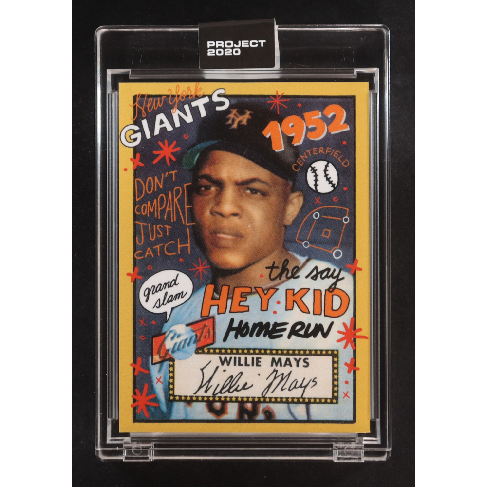 Willie Mays 2020 Topps Project 2020 #80 / Sophia Chang at PristineAuction.com