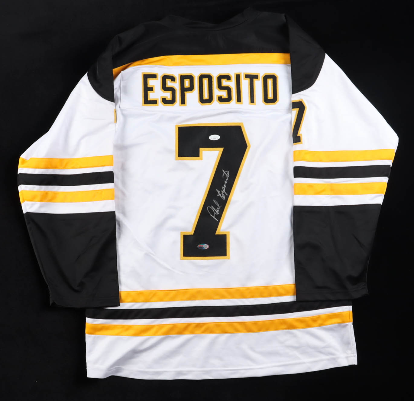 Phil Esposito Signed Jersey (JSA) at PristineAuction.com Phil Esposito Signed Jersey (JSA) at PristineAuction.com