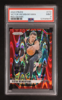Victor Wembanyama 2024-25 Panini Prizm Red Seismic #172 #55/299 (PSA 9) at PristineAuction.com