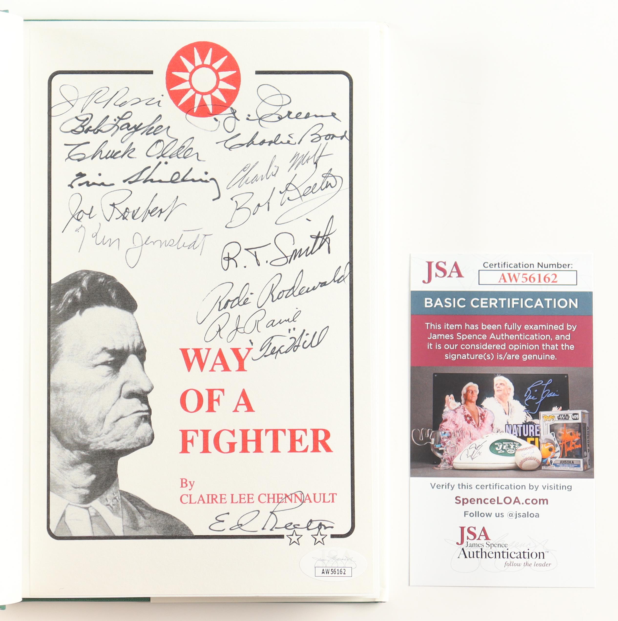 "Way of a Fighter" Hardcover Book Signed by (15) with Joe Rosbert; Ken Jernstedt; Paul Greene; Charlie Bond (JSA) at PristineAuction.com "Way of a Fighter" Hardcover Book Signed by (15) with Joe Rosbert; Ken Jernstedt; Paul Greene; Charlie Bond (JSA) at PristineAuction.com