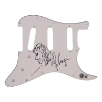 Alice Cooper Signed Electric Guitar Pick Guard with Hand-Drawn Sketch (Beckett) at PristineAuction.com