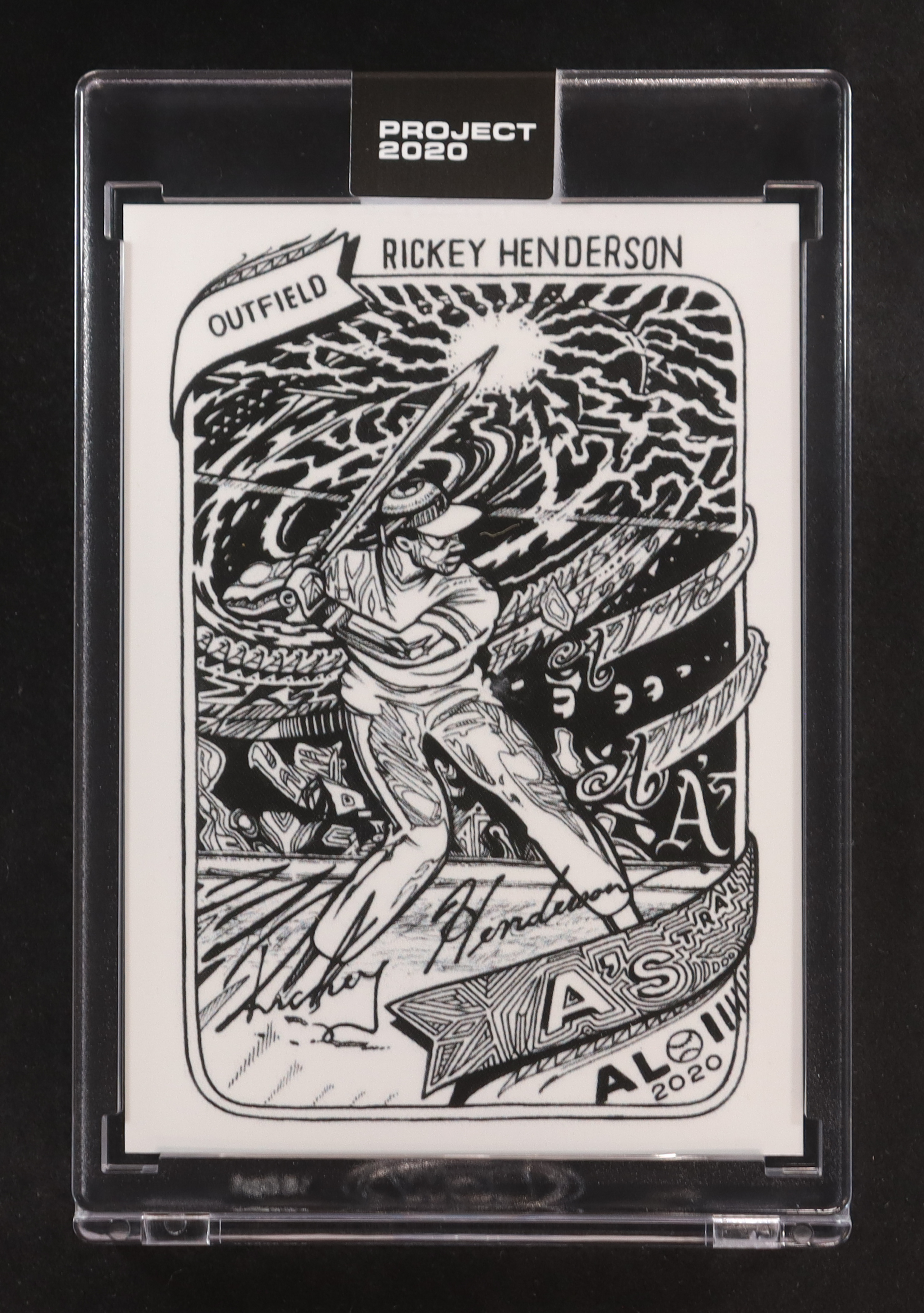 Rickey Henderson 2020 Topps Project 2020 #104 / JK5 at PristineAuction.com Rickey Henderson 2020 Topps Project 2020 #104 / JK5 at PristineAuction.com