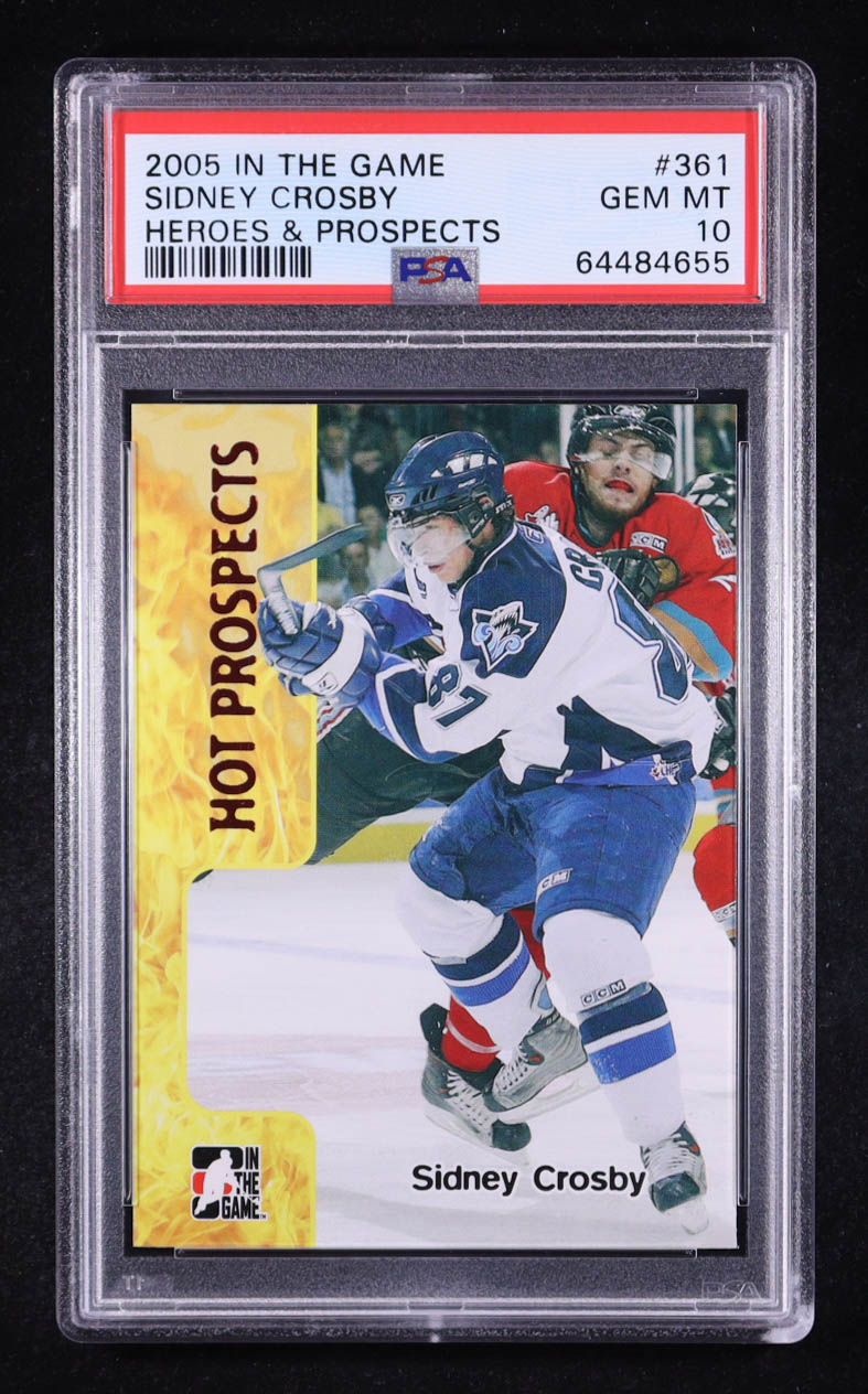 Sidney Crosby 2005-06 ITG Heroes and Prospects #361 RC (PSA 10) at PristineAuction.com Sidney Crosby 2005-06 ITG Heroes and Prospects #361 RC (PSA 10) at PristineAuction.com