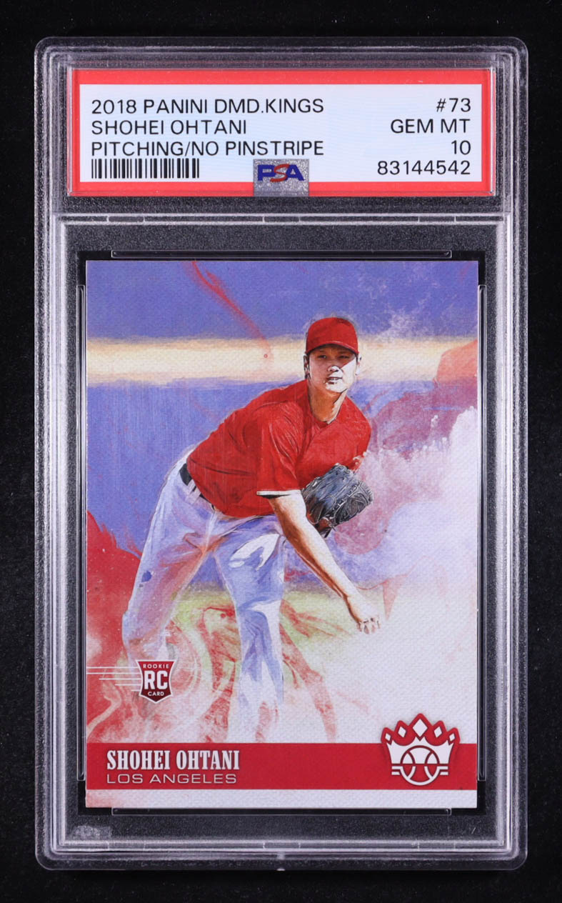 Shohei Ohtani 2018 Diamond Kings #73 RC (PSA 10) at PristineAuction.com Shohei Ohtani 2018 Diamond Kings #73 RC (PSA 10) at PristineAuction.com