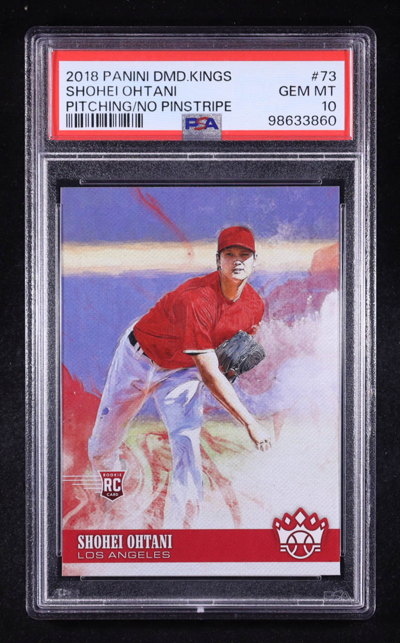 Shohei Ohtani 2018 Diamond Kings #73 RC (PSA 10) at PristineAuction.com Shohei Ohtani 2018 Diamond Kings #73 RC (PSA 10) at PristineAuction.com