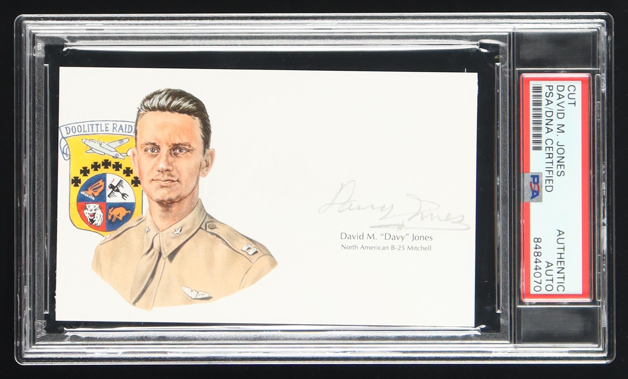 David "Davy" Jones Signed Cut With Portrait Art (PSA) at PristineAuction.com David "Davy" Jones Signed Cut With Portrait Art (PSA) at PristineAuction.com