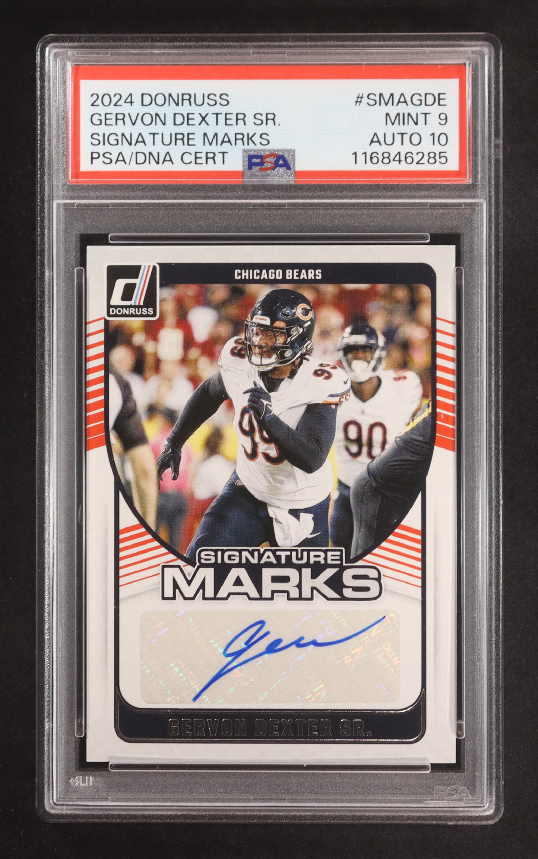 Gervon Dexter Sr. 2024 Donruss Signature Marks #17 (PSA 9 | Autograph Graded PSA 10) at PristineAuction.com Gervon Dexter Sr. 2024 Donruss Signature Marks #17 (PSA 9 | Autograph Graded PSA 10) at PristineAuction.com