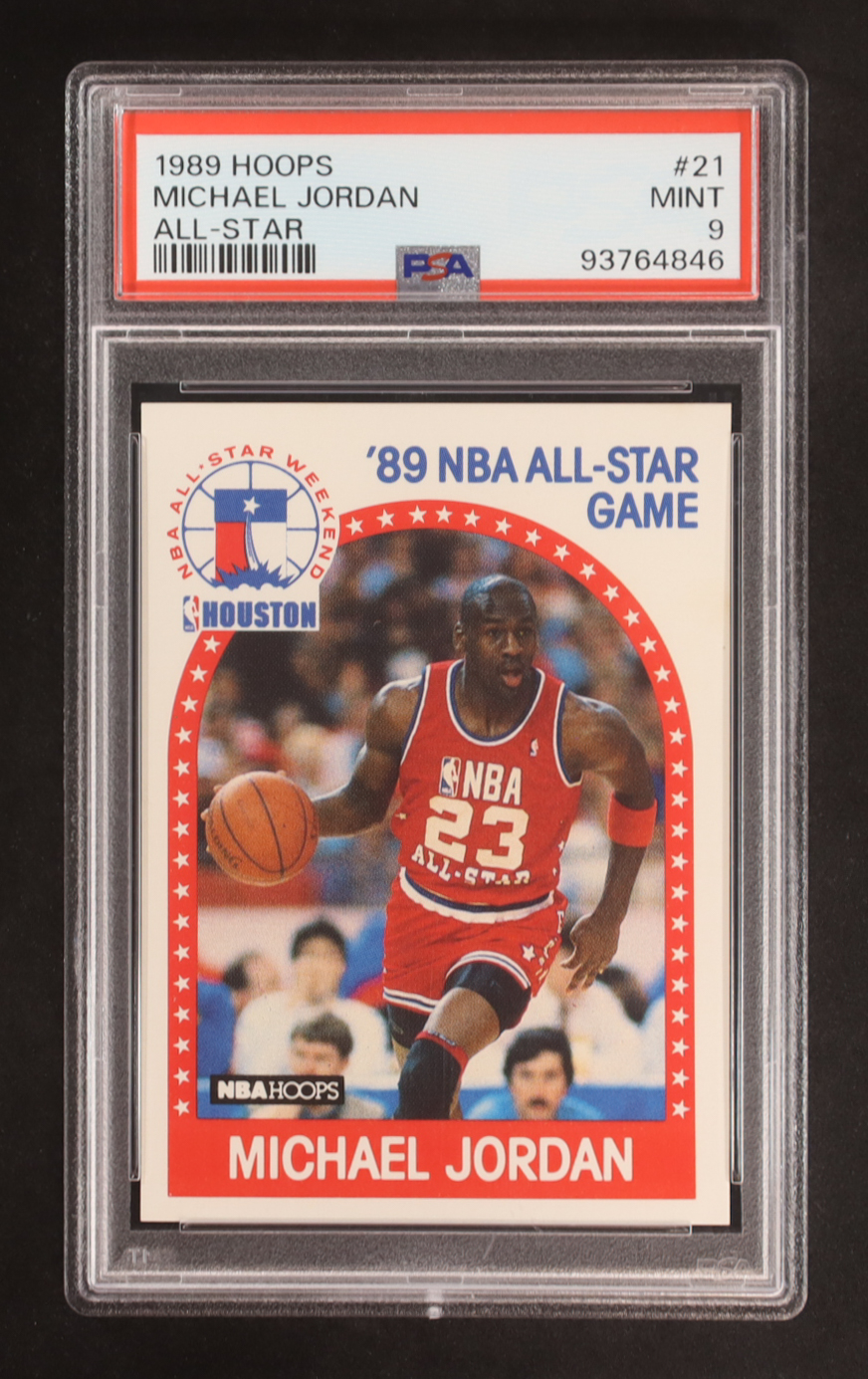 Michael Jordan 1989-90 Hoops #21 All-Star (PSA 9) at PristineAuction.com Michael Jordan 1989-90 Hoops #21 All-Star (PSA 9) at PristineAuction.com