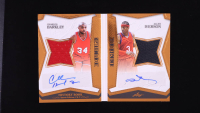 Charles Barkley / Allen Iverson 2025 Leaf History Book Sports Edition Chapter 2 Double Booked Bronze Foil #DB5 #13/15 at PristineAuction.com
