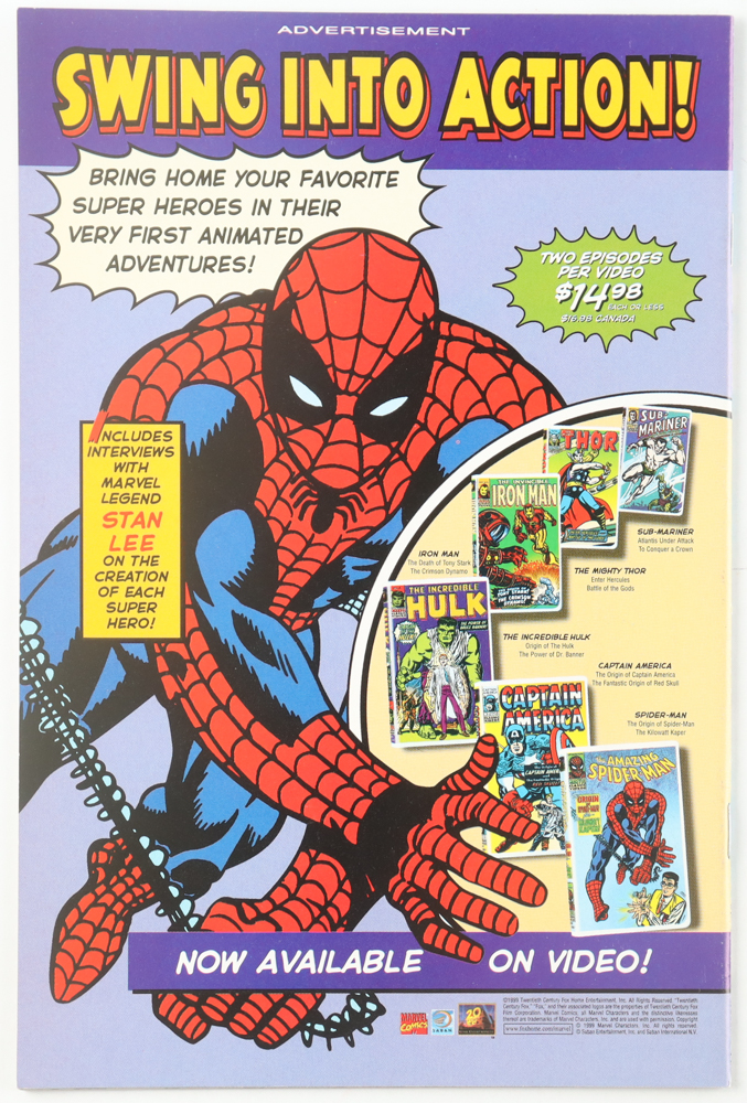 1999 SPIDER-MAN: CHAPTER ONE #6 MARVEL COMIC BOOK at PristineAuction.com 1999 SPIDER-MAN: CHAPTER ONE #6 MARVEL COMIC BOOK at PristineAuction.com