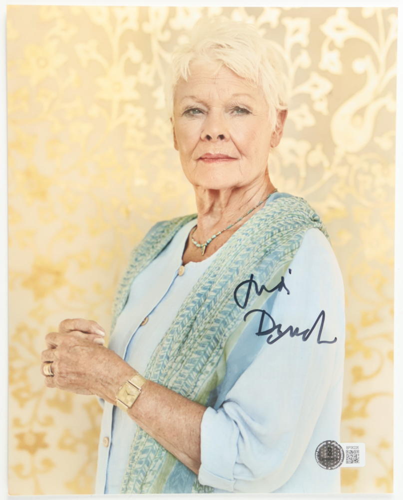 Dame Judi Dench Signed 8x10 Photo (Beckett) at PristineAuction.com Dame Judi Dench Signed 8x10 Photo (Beckett) at PristineAuction.com
