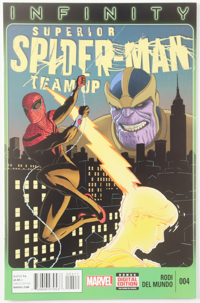 2013 SUPERIOR SPIDER-MAN TEAM-UP #4 MARVEL COMIC BOOK at PristineAuction.com 2013 SUPERIOR SPIDER-MAN TEAM-UP #4 MARVEL COMIC BOOK at PristineAuction.com