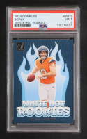 Bo Nix 2024 Donruss White Hot Rookies #9 RC (PSA 9) at PristineAuction.com