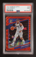 Luka Doncic 2021-22 Donruss Optic Red Wave #101 (PSA 9) at PristineAuction.com