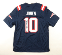 Mac Jones Signed Patriots Nike Authentic Jersey (Beckett) at PristineAuction.com