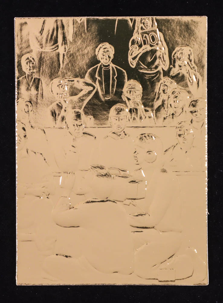 Michael Jordan 1998 Upper Deck 22K Gold Michael Jordan #5 / 1991 First NBA Championship #/23,000 at PristineAuction.com Michael Jordan 1998 Upper Deck 22K Gold Michael Jordan #5 / 1991 First NBA Championship #/23,000 at PristineAuction.com