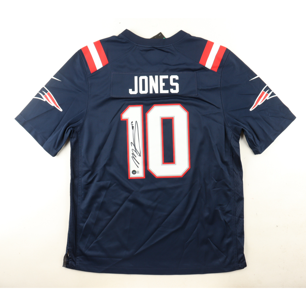 Mac Jones Signed Patriots Nike Authentic Jersey (Beckett) at PristineAuction.com