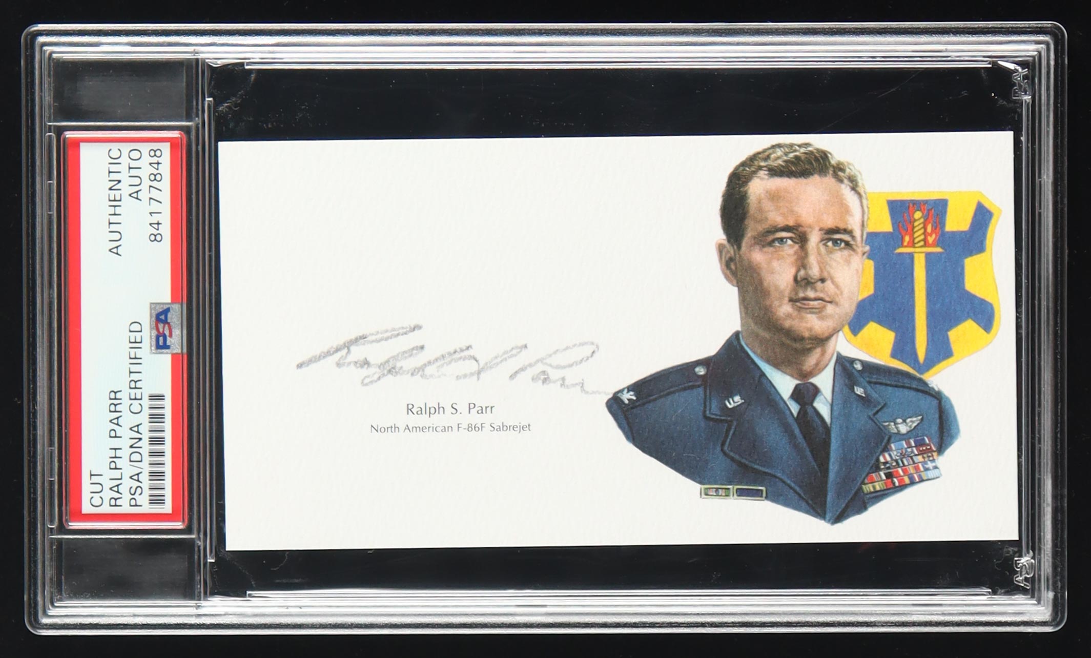 Ralph Parr Signed Cut With Portrait Art (PSA) at PristineAuction.com Ralph Parr Signed Cut With Portrait Art (PSA) at PristineAuction.com