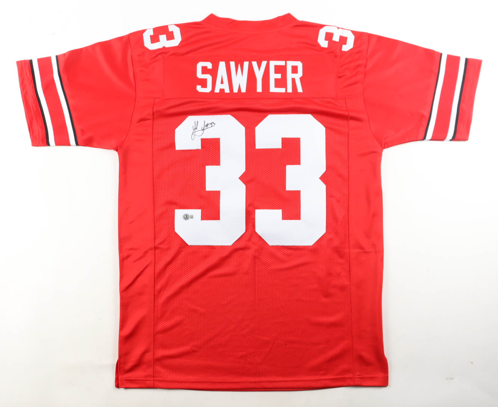 Jack Sawyer Signed Jersey (Beckett) at PristineAuction.com Jack Sawyer Signed Jersey (Beckett) at PristineAuction.com