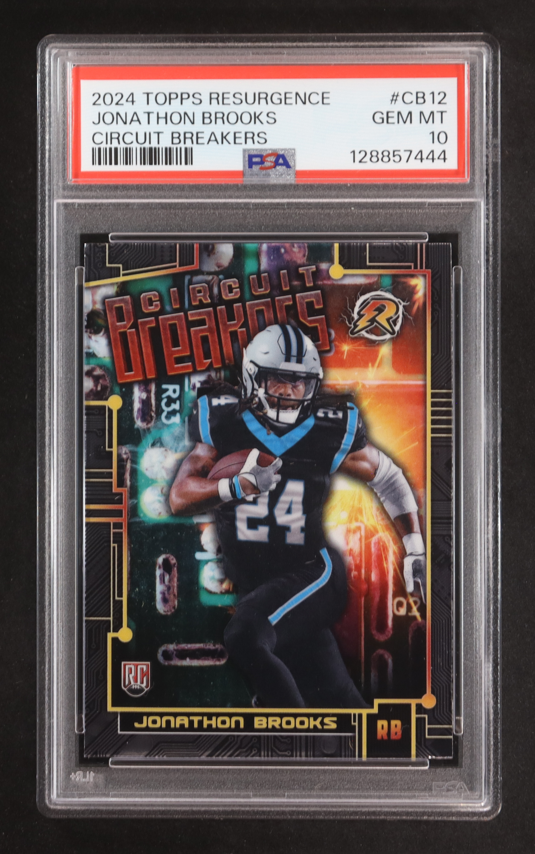 Jonathon Brooks 2024 Topps Resurgence Circuit Breakers #CB12 RC (PSA 10) at PristineAuction.com Jonathon Brooks 2024 Topps Resurgence Circuit Breakers #CB12 RC (PSA 10) at PristineAuction.com