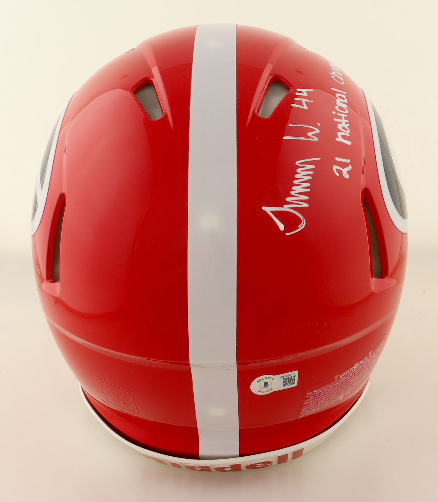 Travon Walker Signed Georgia Bulldogs Full-Size Authentic On-Field Speed Helmet Inscribed "21 National Champs" (Beckett) at PristineAuction.com Travon Walker Signed Georgia Bulldogs Full-Size Authentic On-Field Speed Helmet Inscribed "21 National Champs" (Beckett) at PristineAuction.com