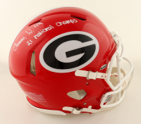 Travon Walker Signed Georgia Bulldogs Full-Size Authentic On-Field Speed Helmet Inscribed "21 National Champs" (Beckett) at PristineAuction.com