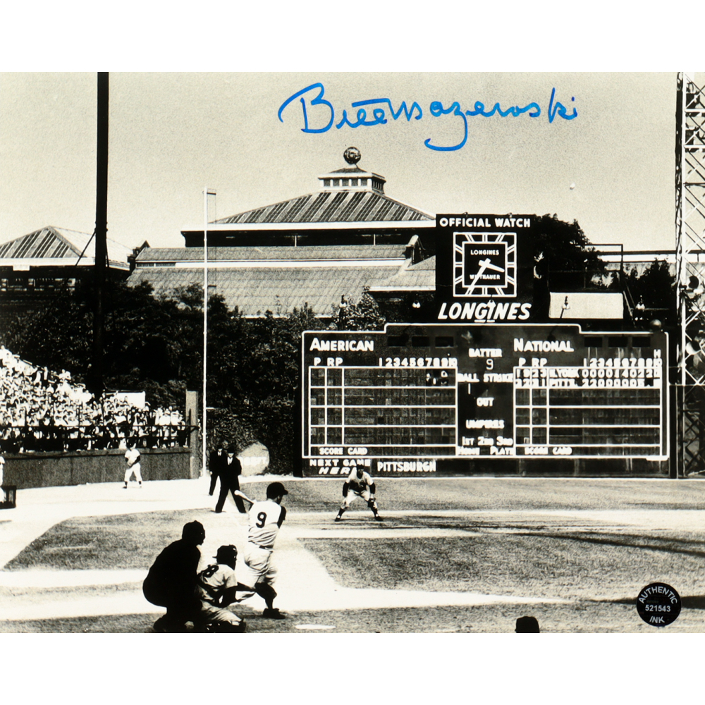 Bill Mazeroski Signed Pirates 8x10 Photo (Authentic Ink) at PristineAuction.com