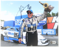 John Force Signed NHRA 8x10 Photo (Beckett) at PristineAuction.com