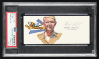David "Tex" Hill Signed Cut With Portrait Art (PSA) at PristineAuction.com