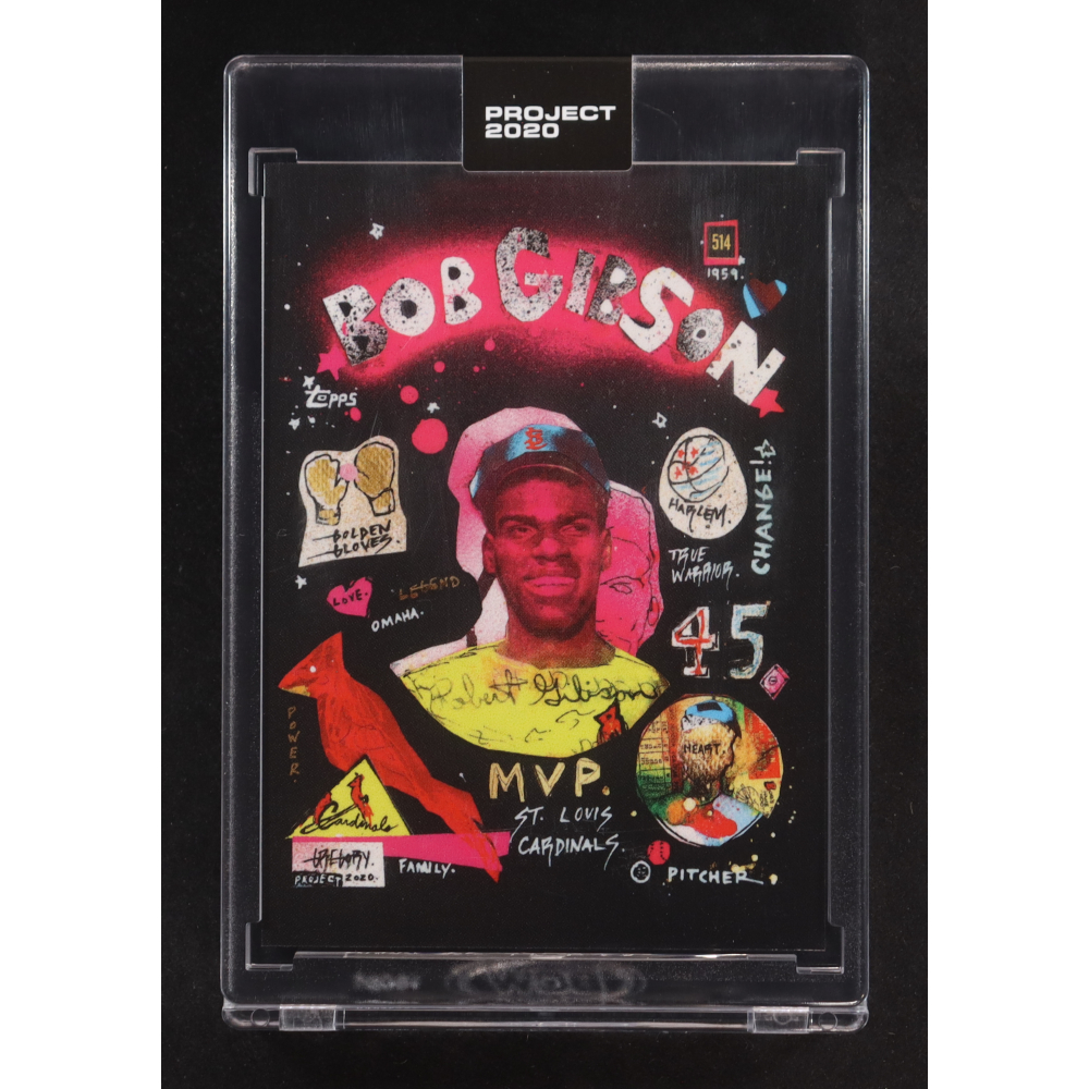 Bob Gibson 2020 Topps Project 2020 #108 / Gregory Siff at PristineAuction.com