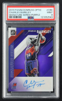 Charles Barkley 2019 Donruss Optic Signature Series Purple #CBK (PSA 9) at PristineAuction.com