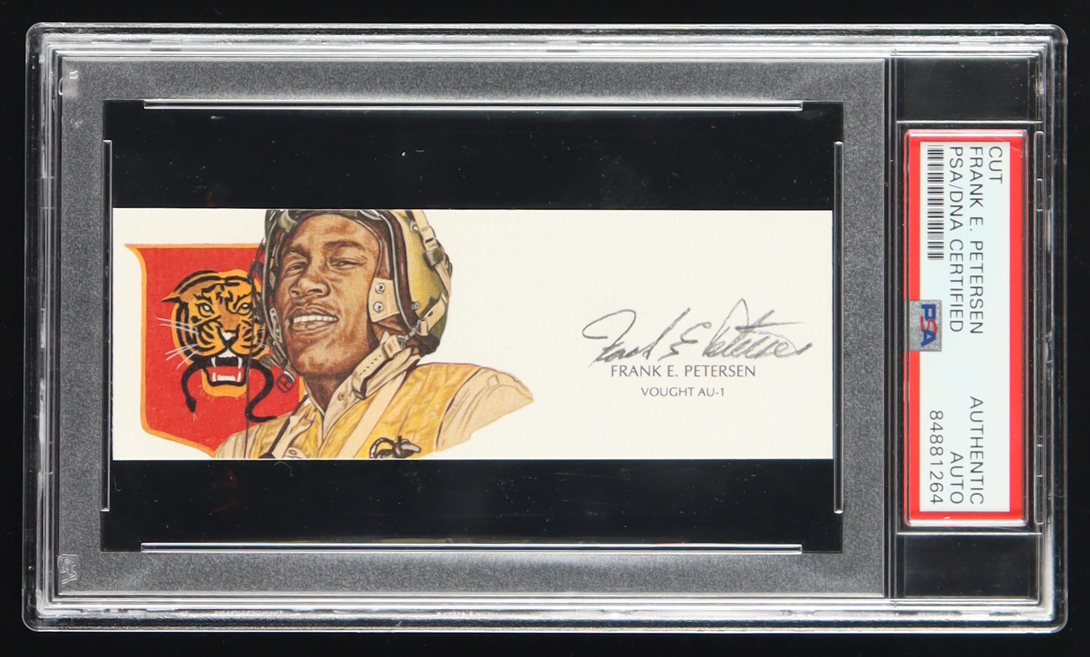 Frank E. Petersen Signed Cut With Portrait Art (PSA) at PristineAuction.com Frank E. Petersen Signed Cut With Portrait Art (PSA) at PristineAuction.com
