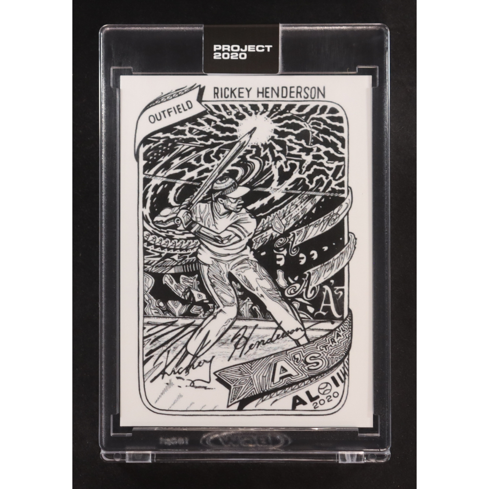 Rickey Henderson 2020 Topps Project 2020 #104 / JK5 at PristineAuction.com