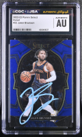 Jalen Brunson Signed 2022-23 Panini Select Retail #22 (CGC) at PristineAuction.com