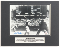 Bob Feller Signed Indians 11x14 Custom Matted Photo (SoP) at PristineAuction.com