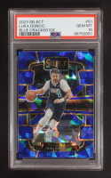 Luka Doncic 2023-24 Select Blue Cracked Ice #51 (PSA 10) at PristineAuction.com