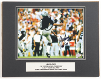 Ray Guy Signed Raiders Custom Matted Photo Inscribed "HOF '14" (SOP) at PristineAuction.com