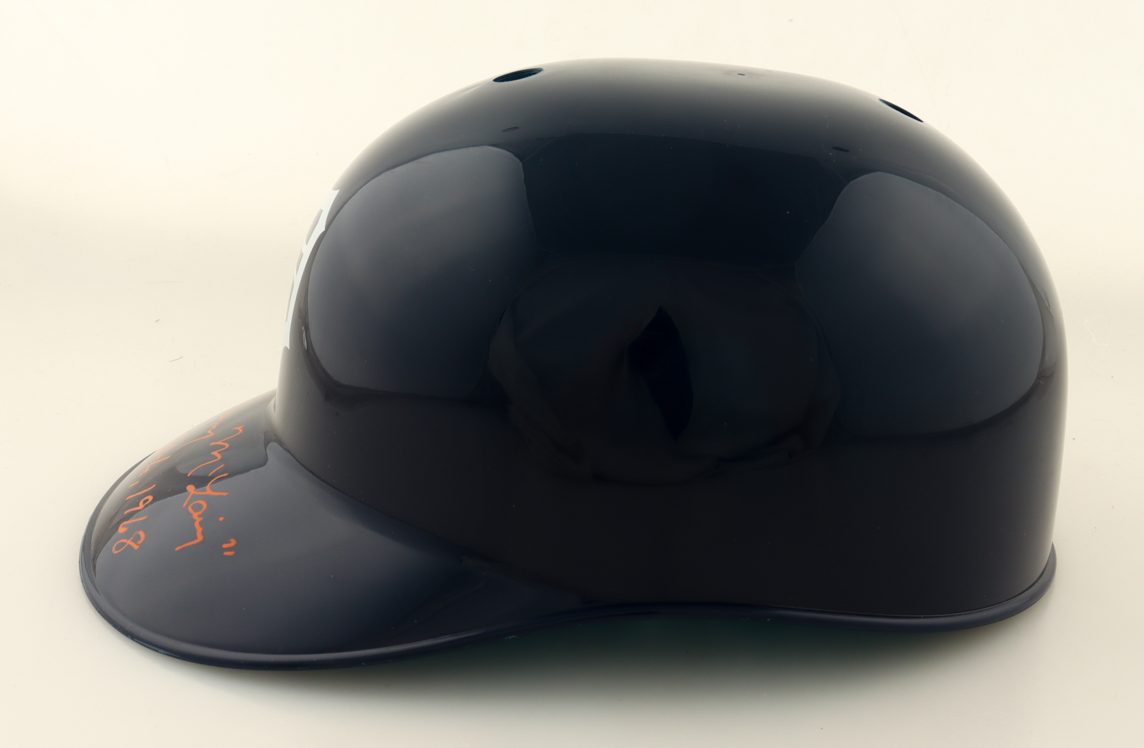 Denny McLain Signed Tigers Full-Size Batting Helmet Inscribed "31-4, 1968" (Authentic Ink) at PristineAuction.com Denny McLain Signed Tigers Full-Size Batting Helmet Inscribed "31-4, 1968" (Authentic Ink) at PristineAuction.com