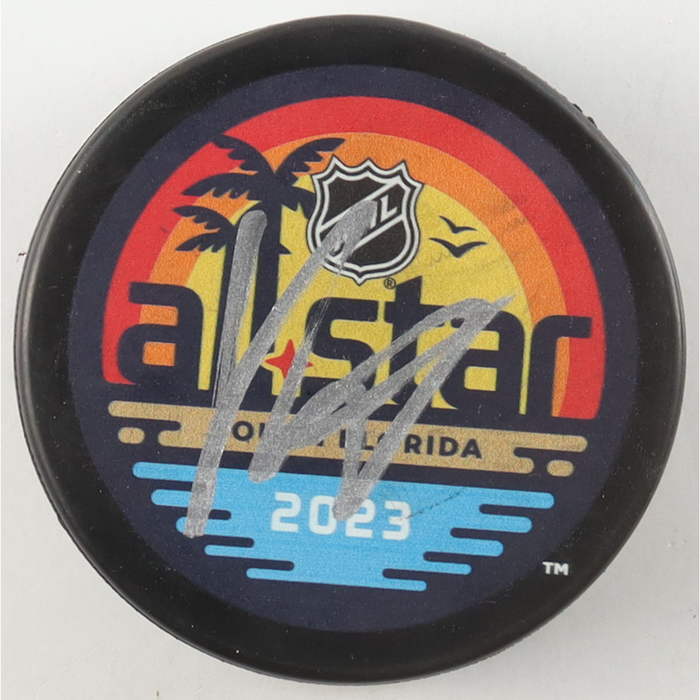 Kirill Kaprizov Signed 2023 All-Star Game Logo Hockey Puck (Beckett) at PristineAuction.com
