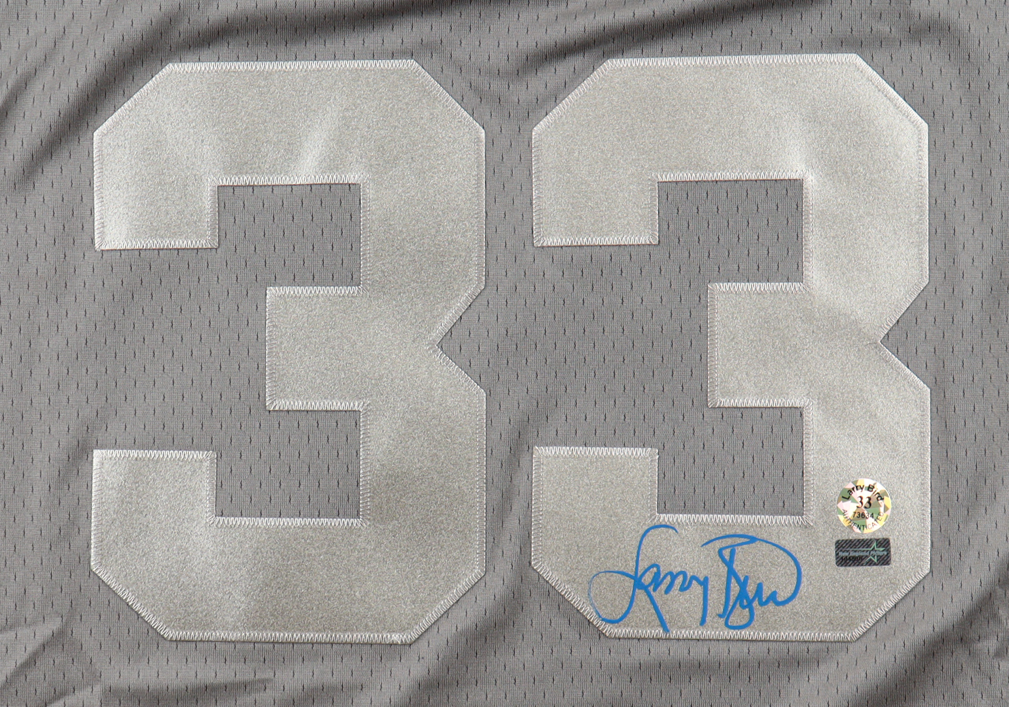 Larry Bird Signed Celtics Mitchell & Ness Authentic Jersey (New England Picture & Bird) at PristineAuction.com Larry Bird Signed Celtics Mitchell & Ness Authentic Jersey (New England Picture & Bird) at PristineAuction.com