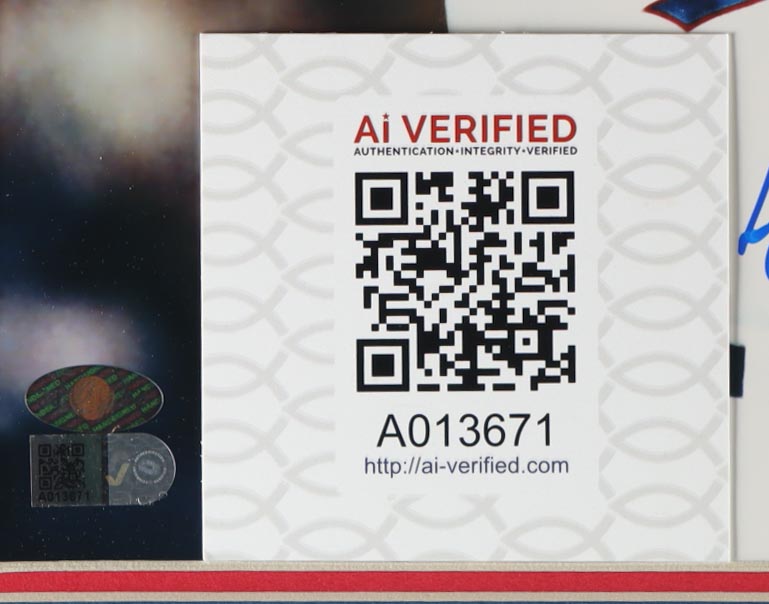 Nolan Ryan Signed Rangers 11x14 Matted Photo Display (Ryan & AIV) at PristineAuction.com Nolan Ryan Signed Rangers 11x14 Matted Photo Display (Ryan & AIV) at PristineAuction.com