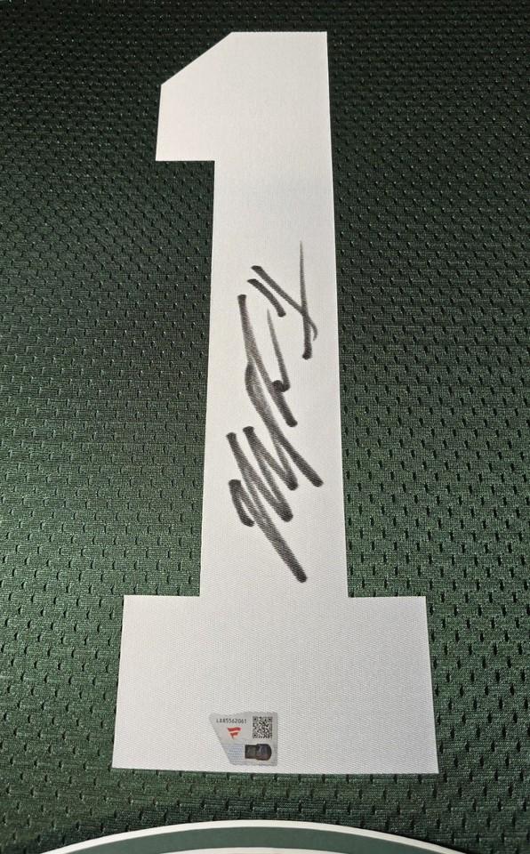 Micah Parsons Signed Packers Custom Framed Nike Jersey with LED Display & (4) 3D Logos (Fanatics) at PristineAuction.com Micah Parsons Signed Packers Custom Framed Nike Jersey with LED Display & (4) 3D Logos (Fanatics) at PristineAuction.com