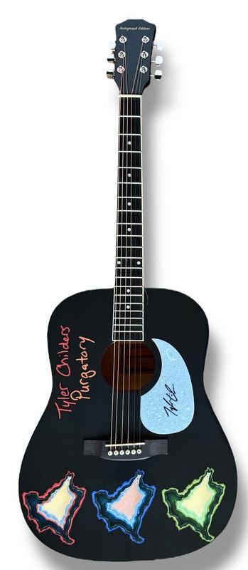 Tyler Childers Signed "Purgatory" Custom Acoustic Guitar (JSA) at PristineAuction.com Tyler Childers Signed "Purgatory" Custom Acoustic Guitar (JSA) at PristineAuction.com