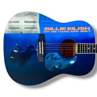 Billie Eilish Guitar with Signed Custom Insert Pickguard (JSA) at PristineAuction.com