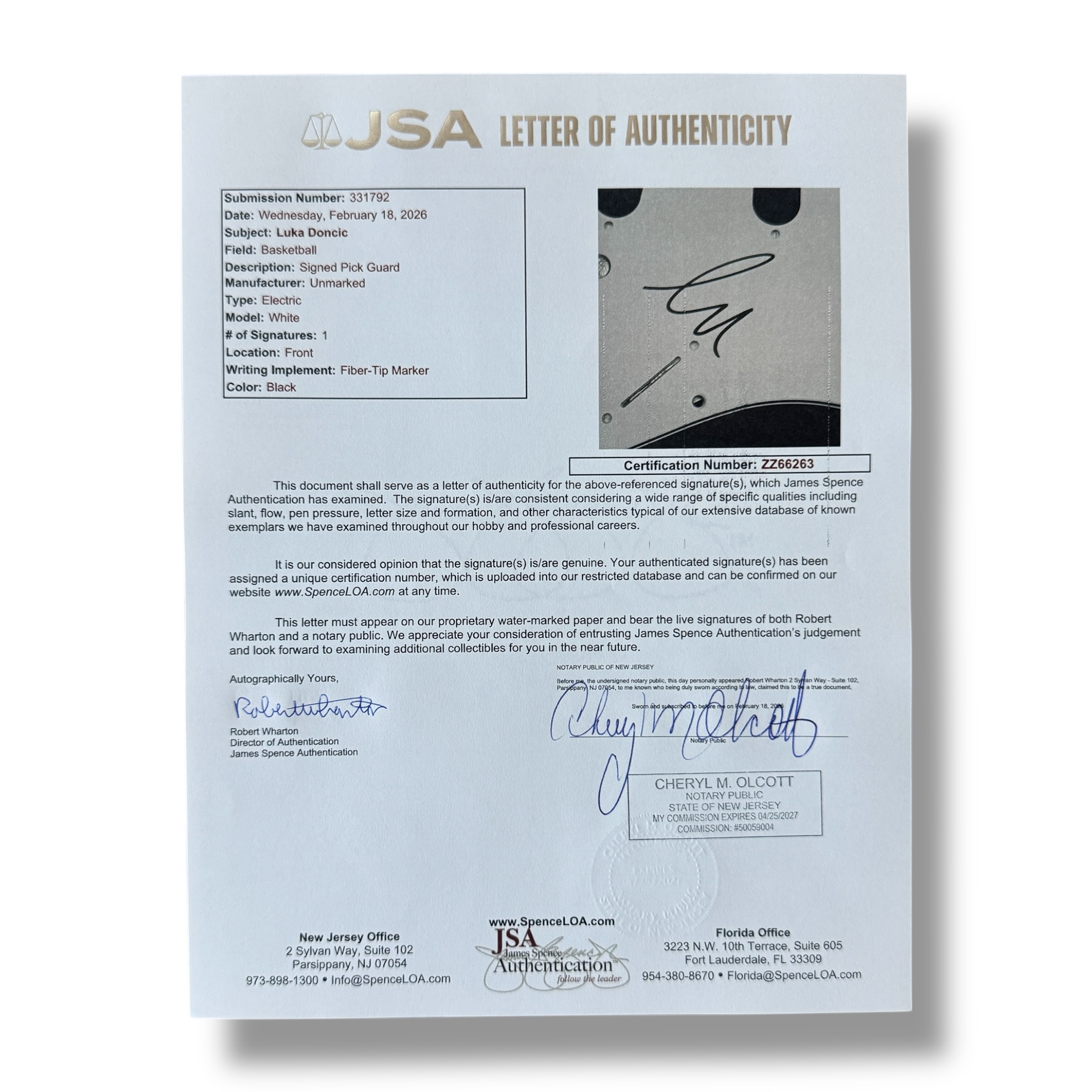 Luka Doncic Signed Lakers Custom Stratocaster Guitar (JSA) at PristineAuction.com Luka Doncic Signed Lakers Custom Stratocaster Guitar (JSA) at PristineAuction.com