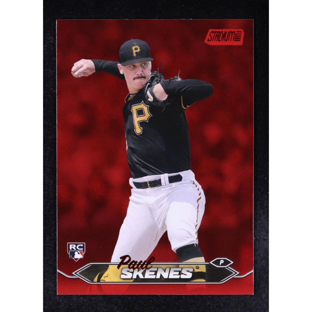 Paul Skenes 2024 Stadium Club Red Foil #237 RC at PristineAuction.com