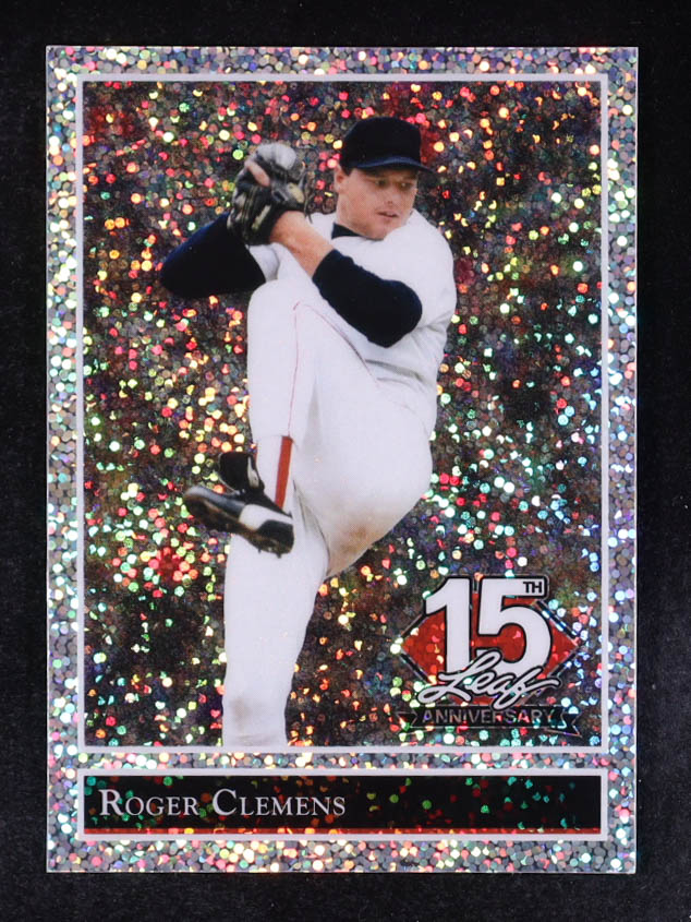 Roger Clemens 2025 Leaf 15th National NSCC Anniversary '92 Silver Sparkle #92B143 #14/15 at PristineAuction.com Roger Clemens 2025 Leaf 15th National NSCC Anniversary '92 Silver Sparkle #92B143 #14/15 at PristineAuction.com