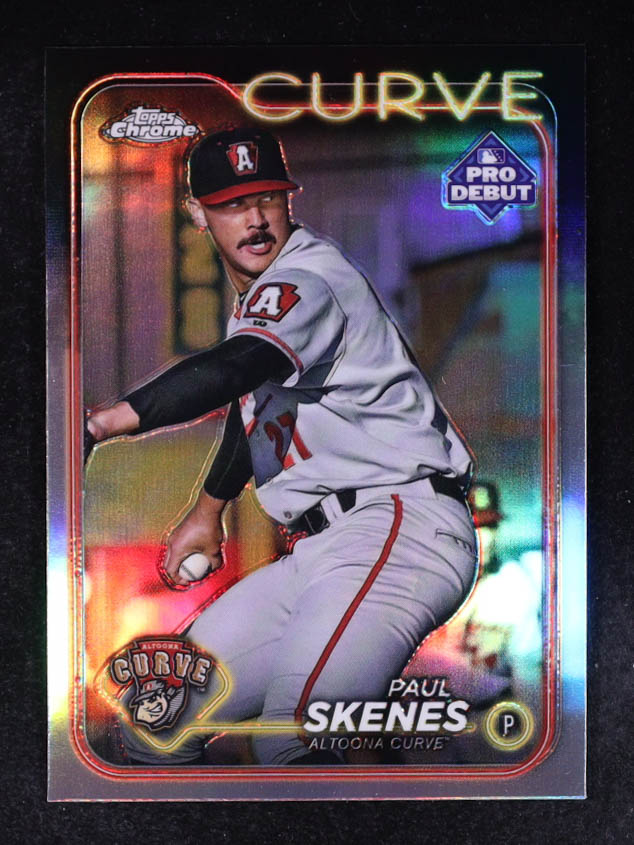 Paul Skenes 2024 Topps Pro Debut Chrome #PDC140 RC at PristineAuction.com Paul Skenes 2024 Topps Pro Debut Chrome #PDC140 RC at PristineAuction.com