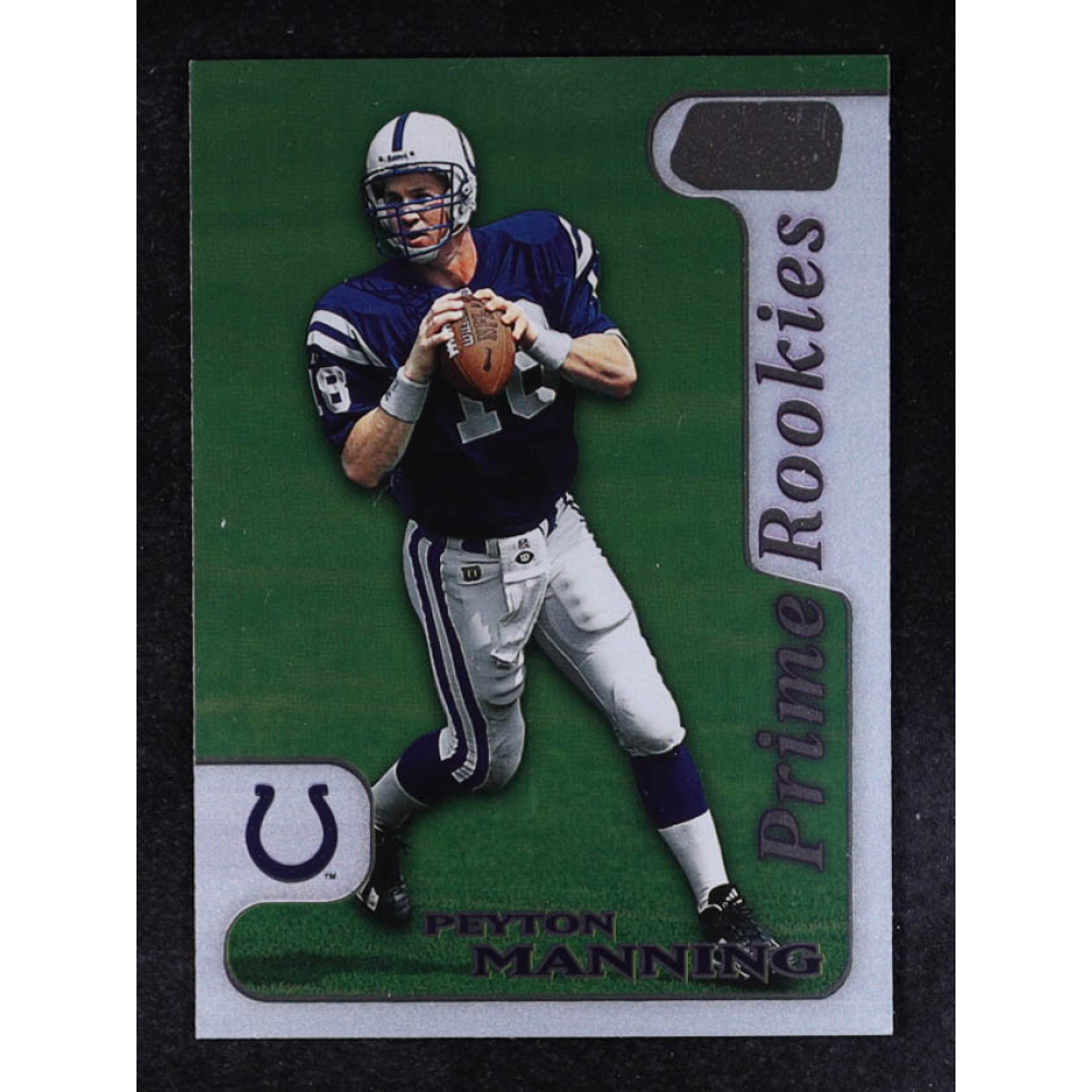 Peyton Manning 1998 Stadium Club Prime Rookies #PR10 RC at PristineAuction.com