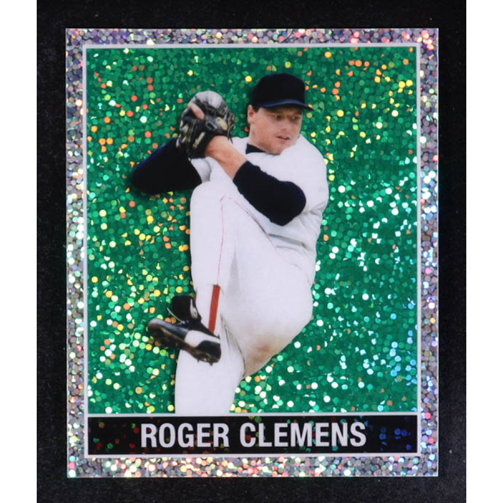 Roger Clemens 2025 Leaf 15th National NSCC Anniversary '48 Green Sparkle #48B143 #4/6 at PristineAuction.com